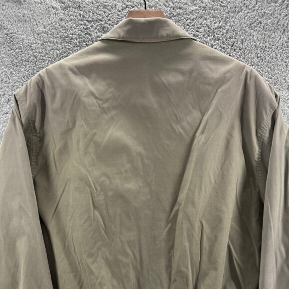 Weatherproof Jacket Men's XL Lightweight Green Zip Bomber Coat Casual Outdoor - Picture 4 of 12